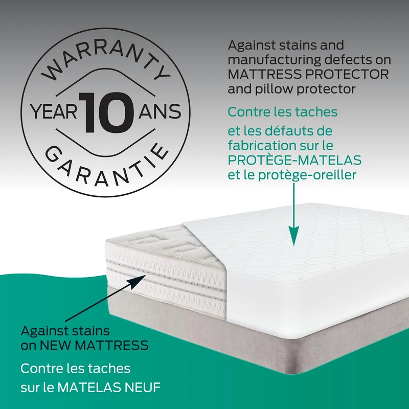 Comerco Protège matelas Purelux 100% imperméable