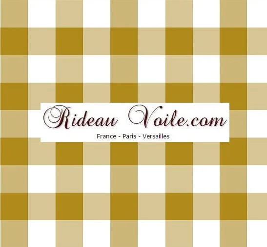 Décoration tendance Carreaux vichy tissu mètre vert rideau couette coussin voilage