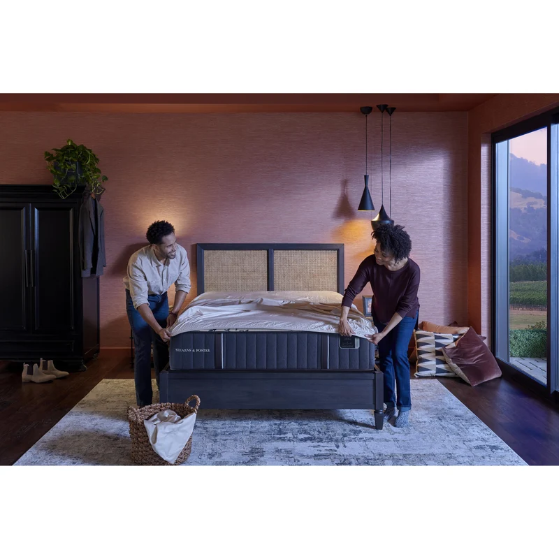 Stearns & Foster Matelas Mon Trésor ferme à plateau standard pour grand lit