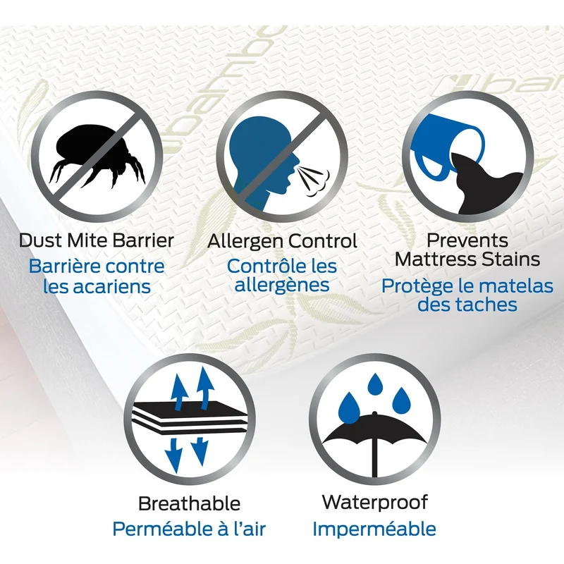 Comerco Protection pour matelas Bambou