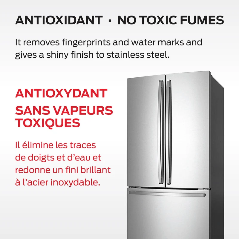 Comerco Ensemble d'entretien pour acier inoxydable avec gant applicateur - 500ml 3341.10201