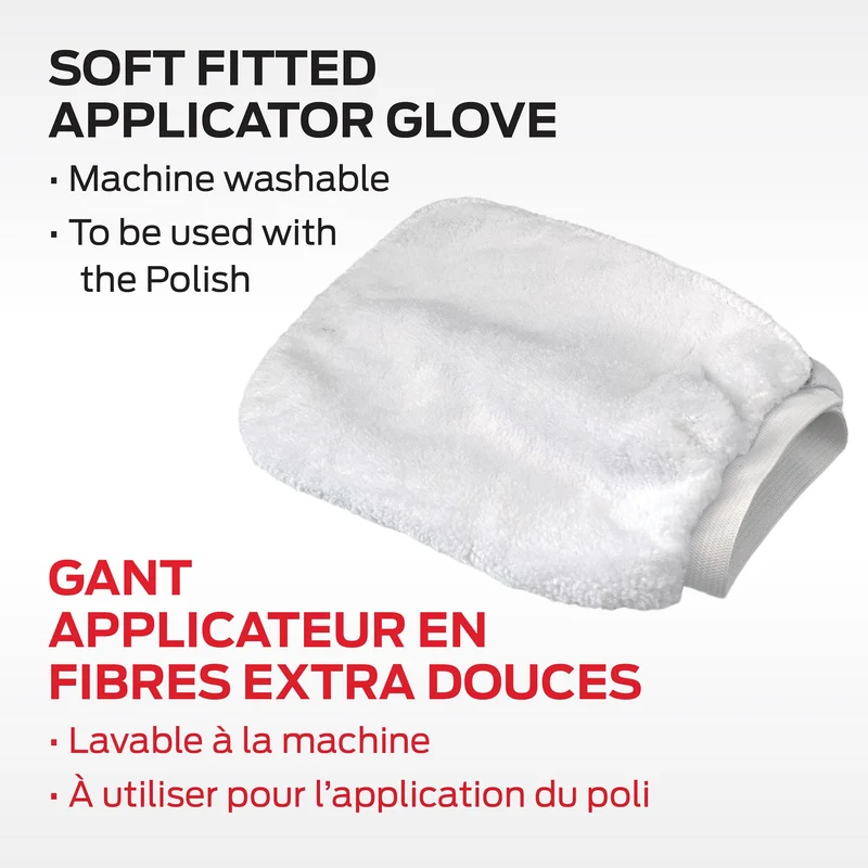 Comerco Ensemble d'entretien pour acier inoxydable avec gant applicateur - 500ml 3341.10201
