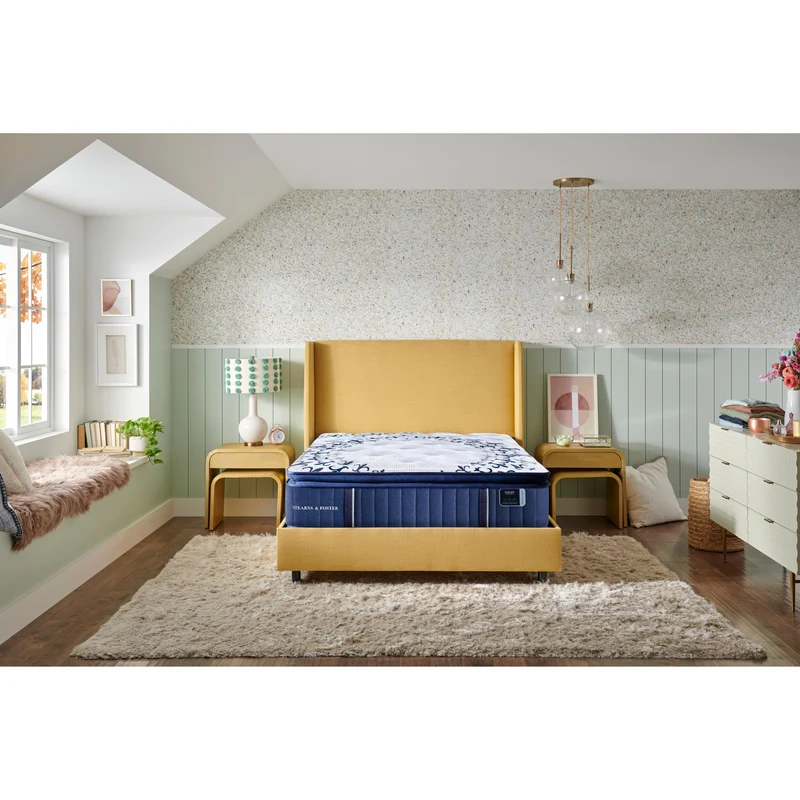 Stearns & Foster Matelas Mon Chéri mi ferme de luxe à plateau coussin