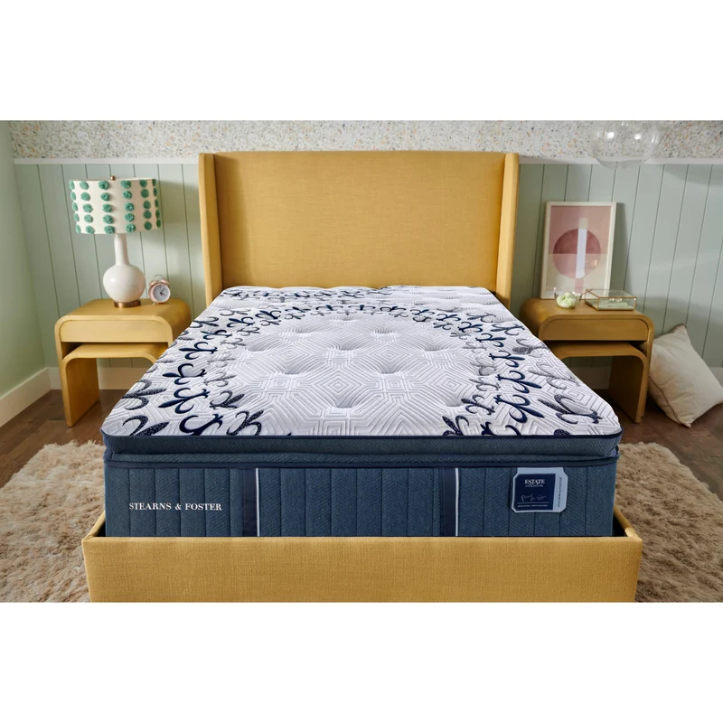Stearns & Foster Matelas Mon Chéri mi ferme de luxe à plateau coussin