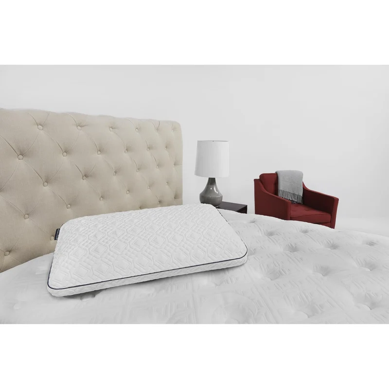 Stearns & Foster Oreiller Oreiller de lit en latex avec housse Tencel