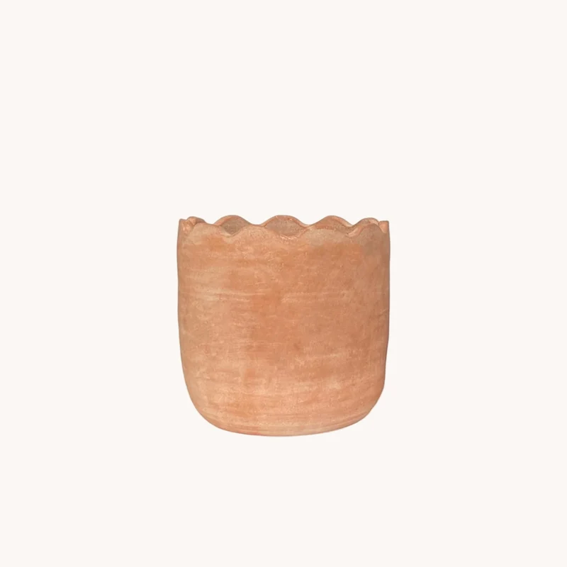 Scallop Terracotta Planter
