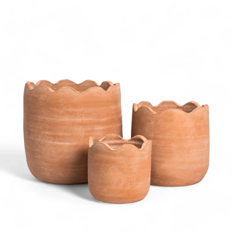 Scallop Terracotta Planter