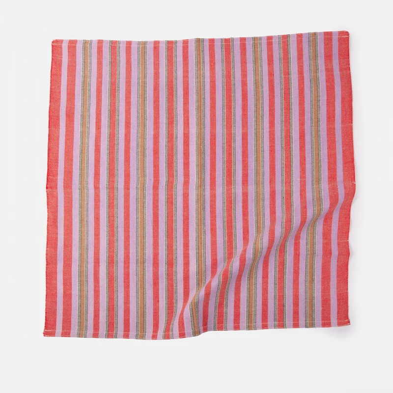 Kenya Handloom Cotton Napkins — Set of 4
