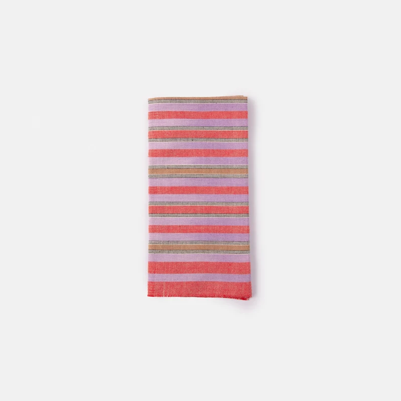 Kenya Handloom Cotton Napkins — Set of 4