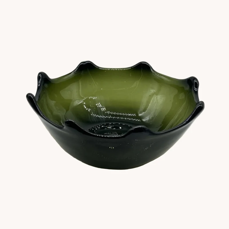 Verde Recycled Glass Centerpiece