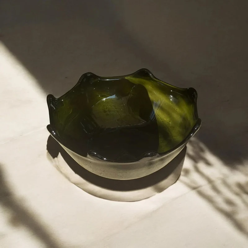 Verde Recycled Glass Centerpiece