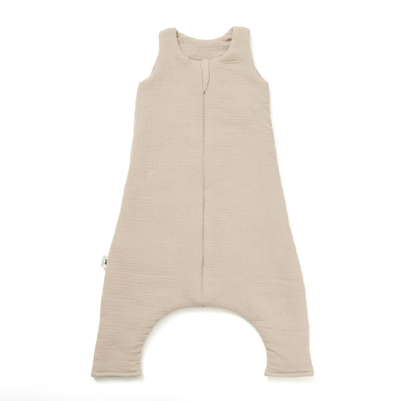Gigoteuse à pieds gaze de coton BEIGE TOG 2