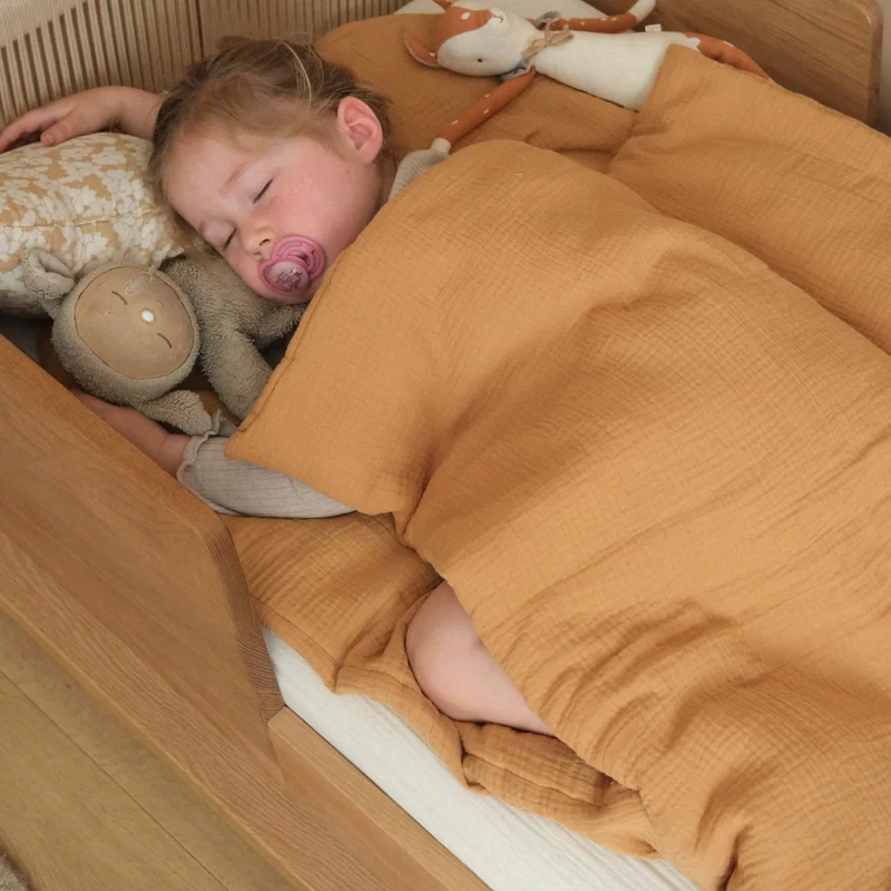 Sac de couchage enfant gaze de coton CAMEL