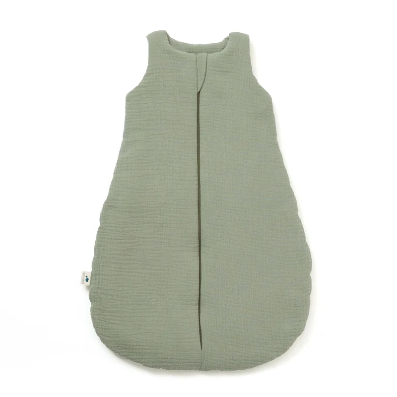 Gigoteuse ouverture devant gaze de coton VERT SAUGE TOG 2