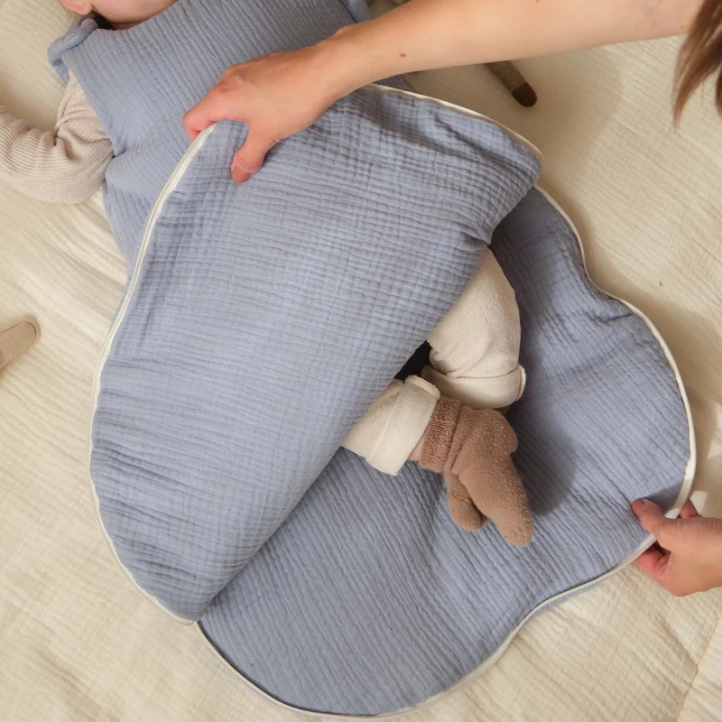 Gigoteuse gaze de coton BLEU BALTIQUE TOG 2