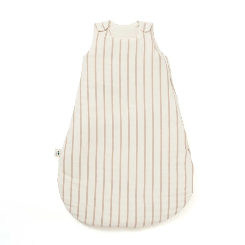 Gigoteuse gaze de coton RAYURES BEIGE TOG 2