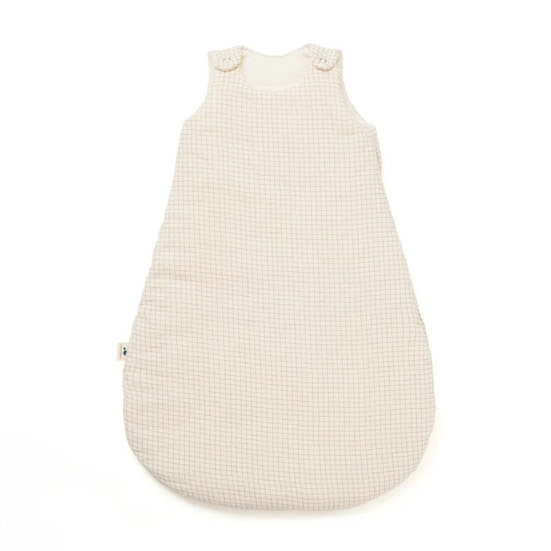 Gigoteuse gaze de coton bio CARREAU VANILLE TOG 2