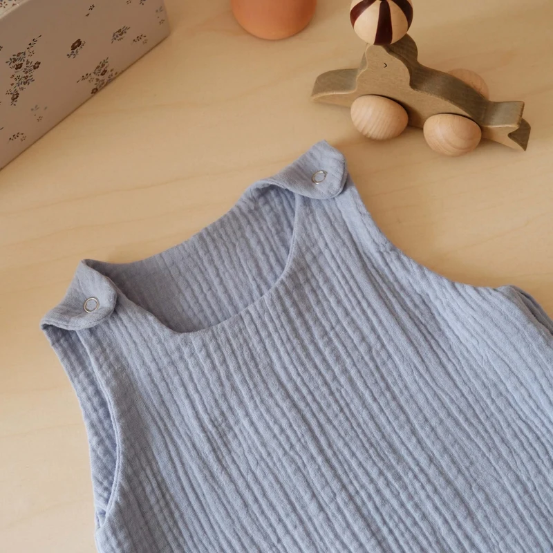 Gigoteuse gaze de coton BLEU BALTIQUE TOG 1