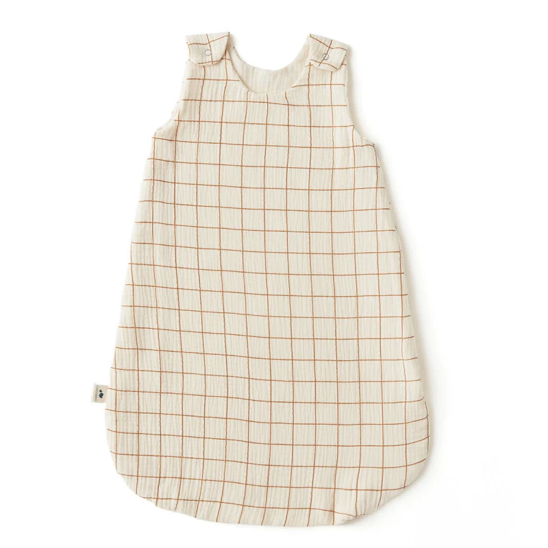 Gigoteuse gaze de coton CARREAU CAMEL TOG 1