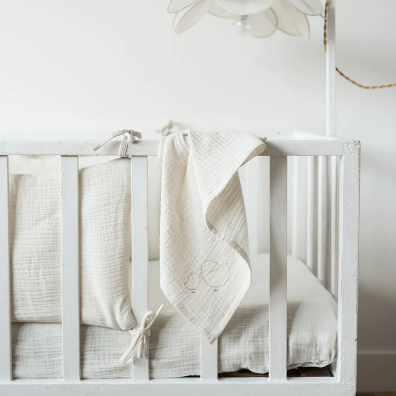 Lot de 2 draps-housse ECRU / CAMEL