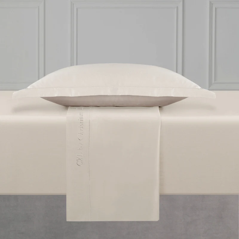Drap plat satin de coton - Uni 1 baratta Taupe 05