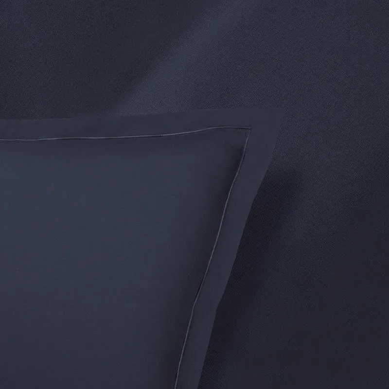 Ensemble de draps satin de coton - Uni 1 baratta Bleu 07