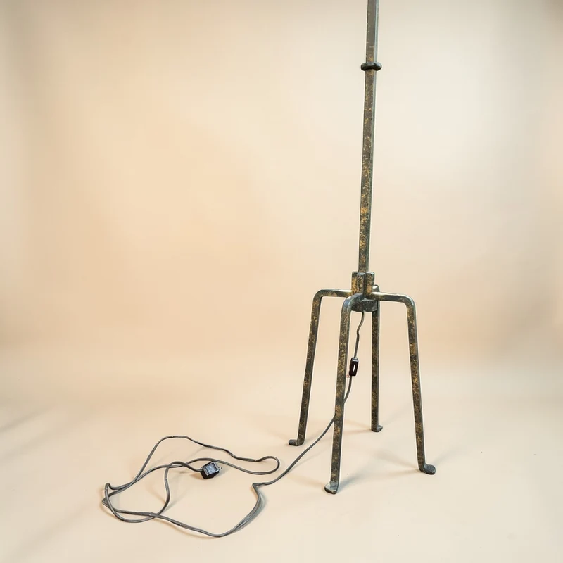 1950s Tommi Parzinger Sculptural Gilt-Steel Floor Lamp