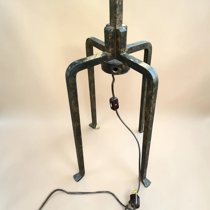 1950s Tommi Parzinger Sculptural Gilt-Steel Floor Lamp