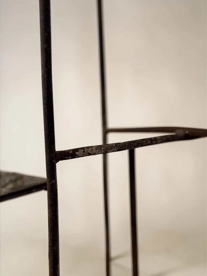 Vintage Italian Modernist Wrought Iron Furniture