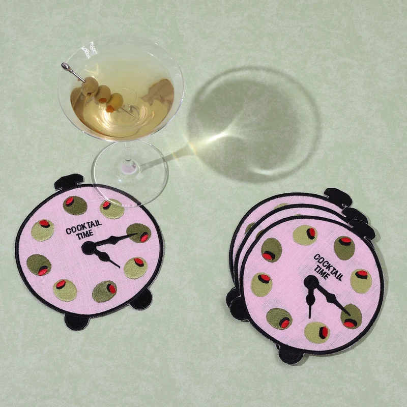 The Cocktail Hour Linen Napkins
