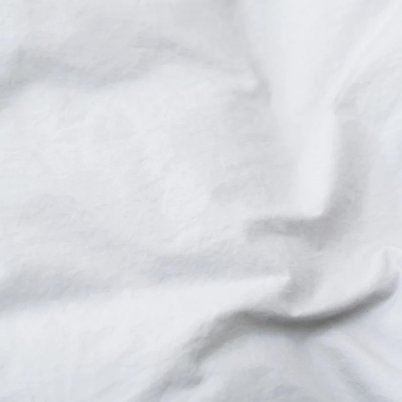 Housse de couette en percale de coton lavé 300 fils • Gris Galet
