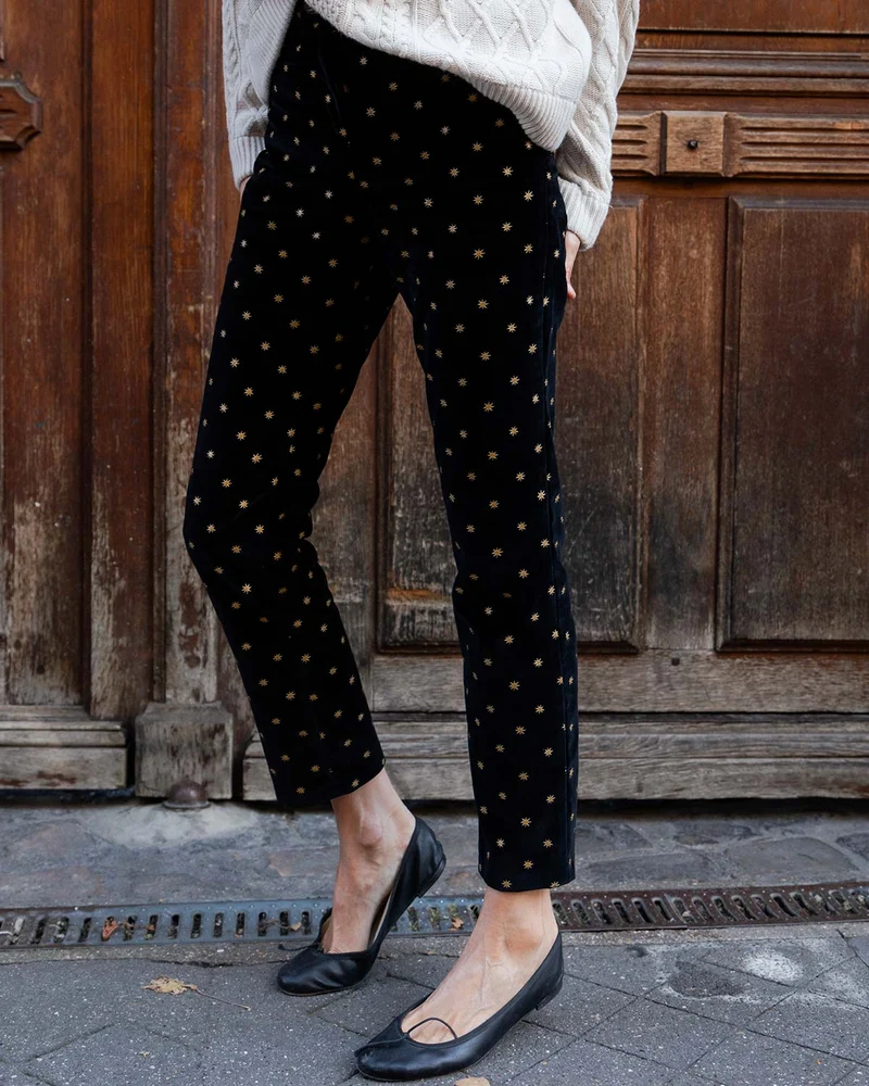 Twiggy Velours etoiles