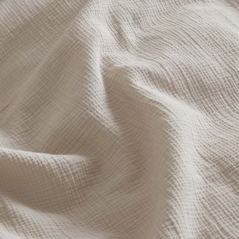 2 taies d'oreiller en gaze de coton 185g/m² • Beige Sable