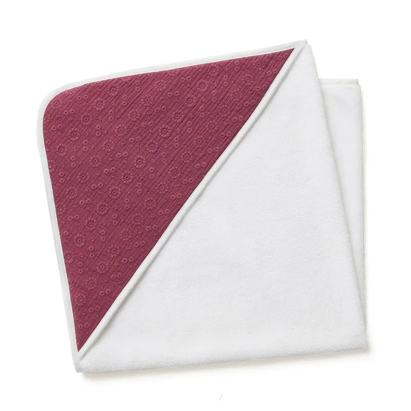 Cape de bain BRODEE FRAMBOISE - Imparfaits