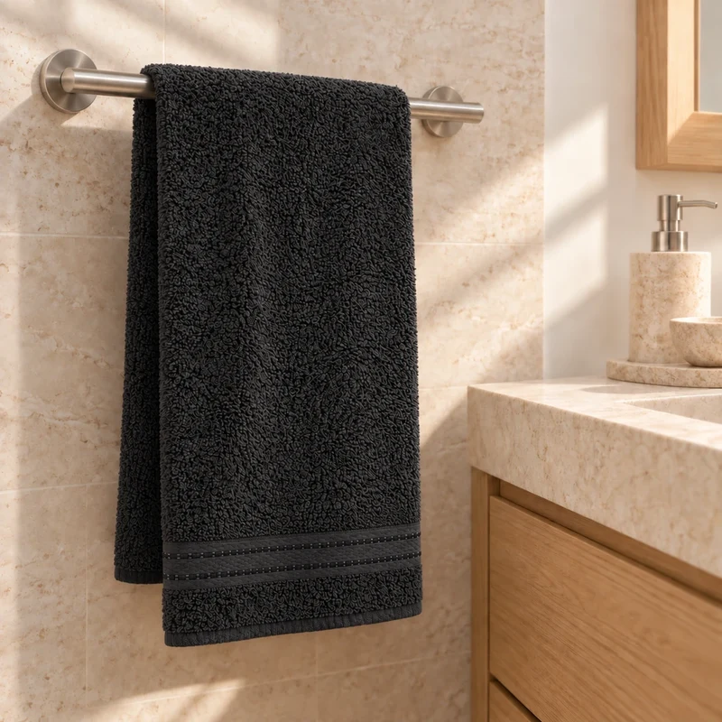 Lot de 12 serviettes de toilette hôtel 500 g/m² - 50 × 100 cm