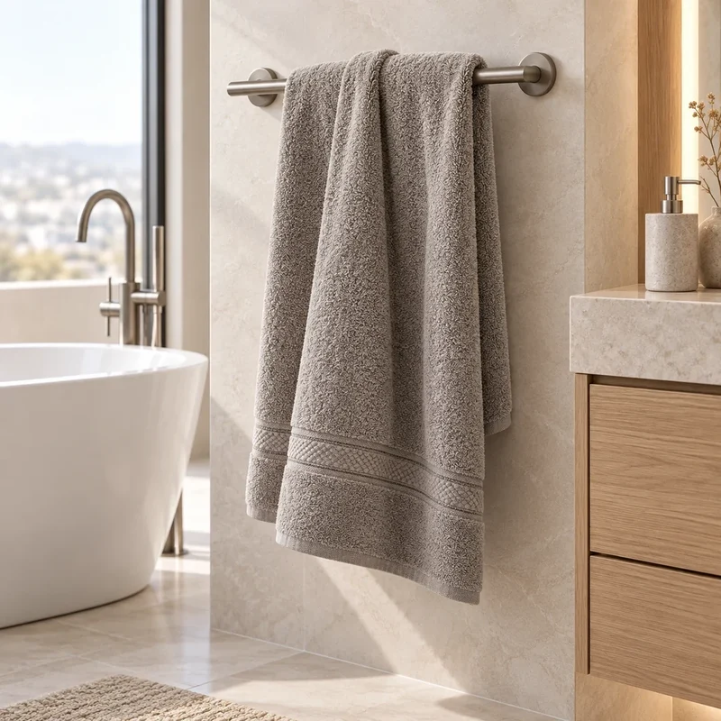 Drap de bain hôtel en coton 500 g/m²