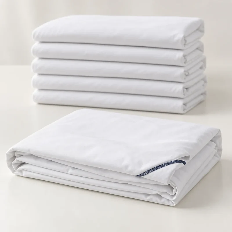 Lot de 6 housses de couette hôtel 180 TC - Gamme Essentiel