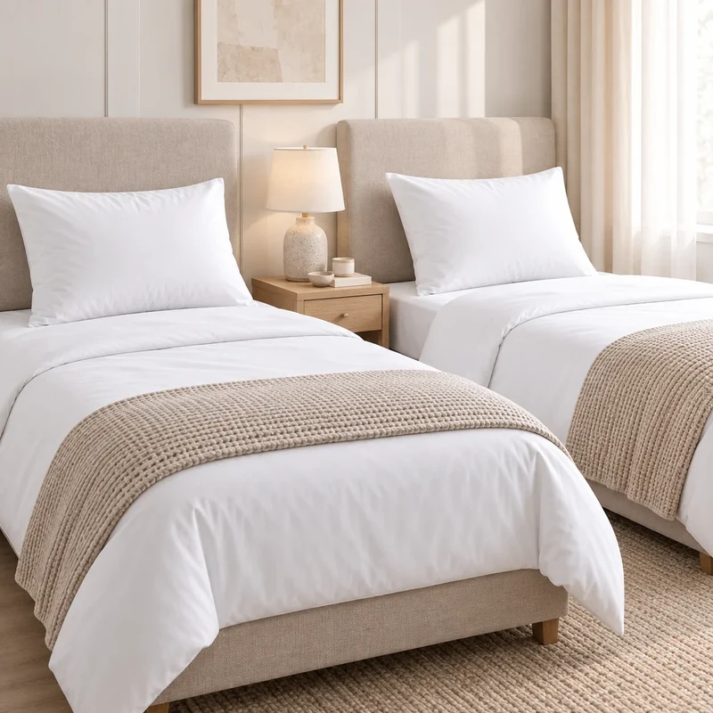 Taie d’Oreiller Hôtel 180 TC - Gamme Essentiel