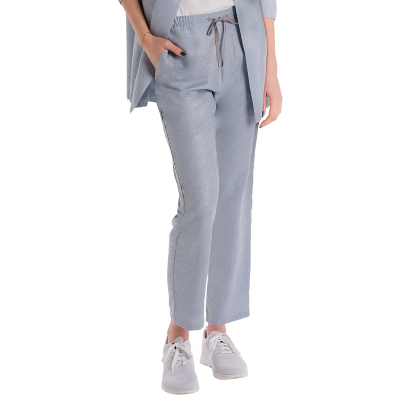 Pantalón Unisex Celeste con Cordón
