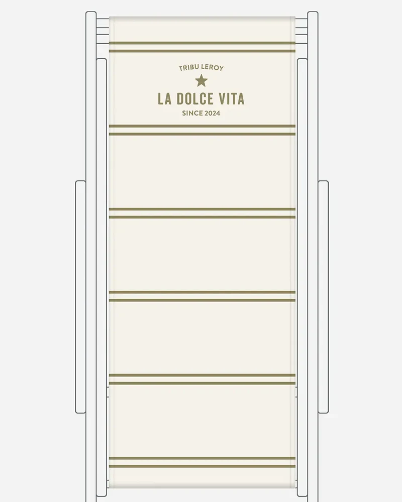 Toile de transat personnalisée Deauville