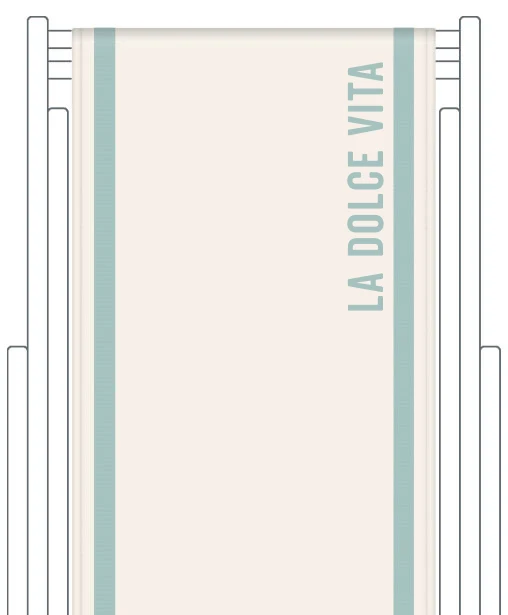 Toile de transat personnalisée Club