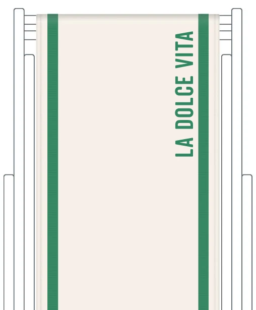 Toile de transat personnalisée Club