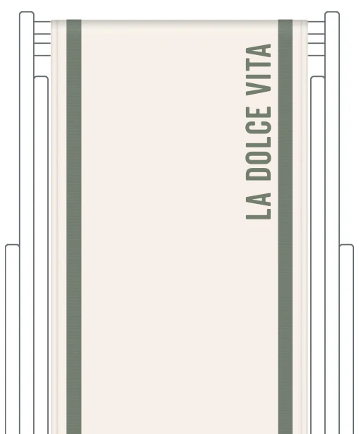 Toile de transat personnalisée Club