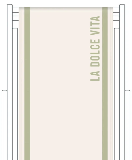 Toile de transat personnalisée Club