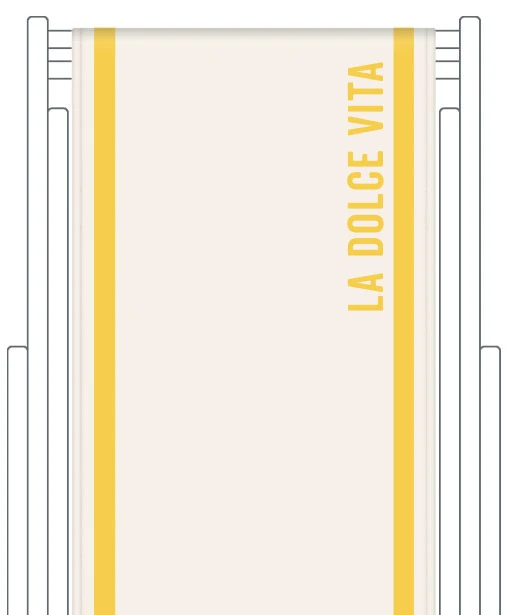 Toile de transat personnalisée Club