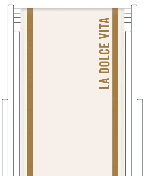 Toile de transat personnalisée Club