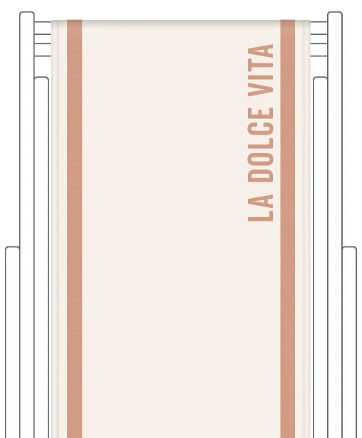 Toile de transat personnalisée Club