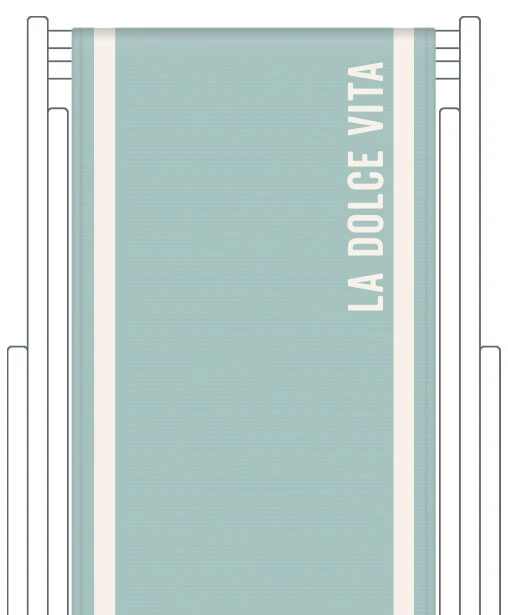 Toile de transat personnalisée Club