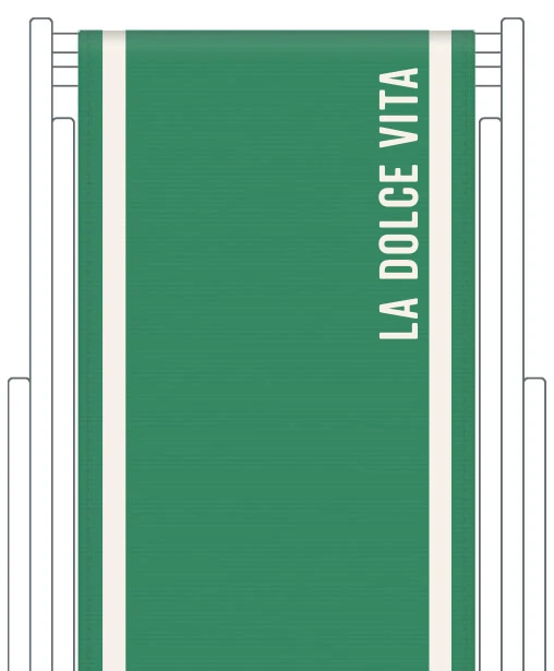 Toile de transat personnalisée Club