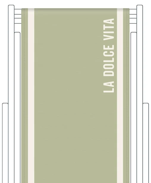 Toile de transat personnalisée Club